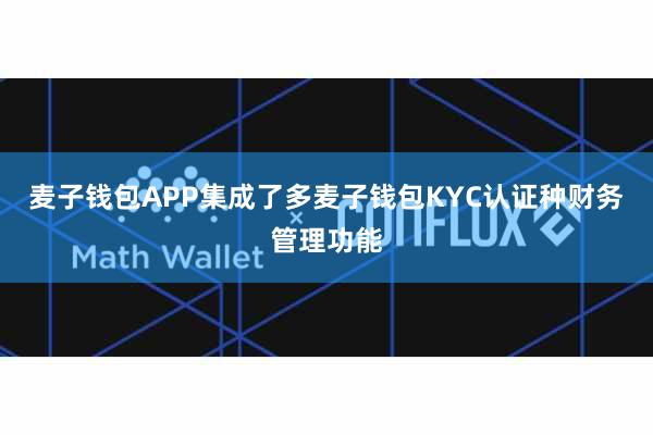 麦子钱包APP集成了多麦子钱包KYC认证种财务管理功能
