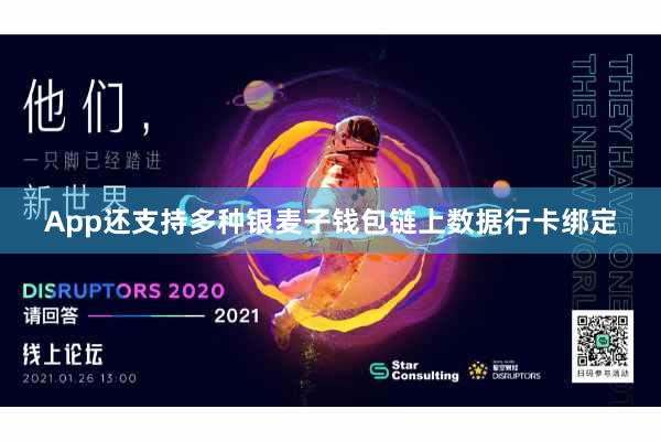 App还支持多种银麦子钱包链上数据行卡绑定