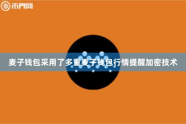 麦子钱包采用了多重麦子钱包行情提醒加密技术