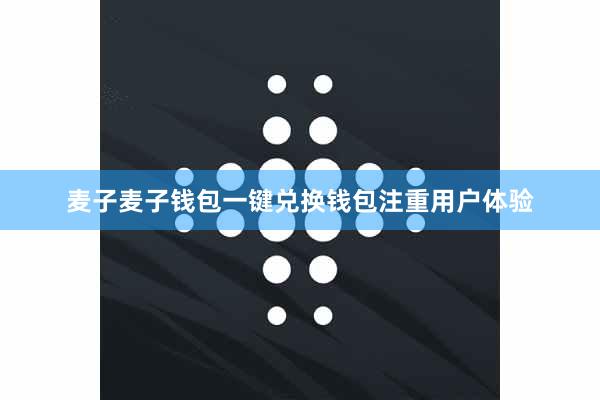 麦子麦子钱包一键兑换钱包注重用户体验